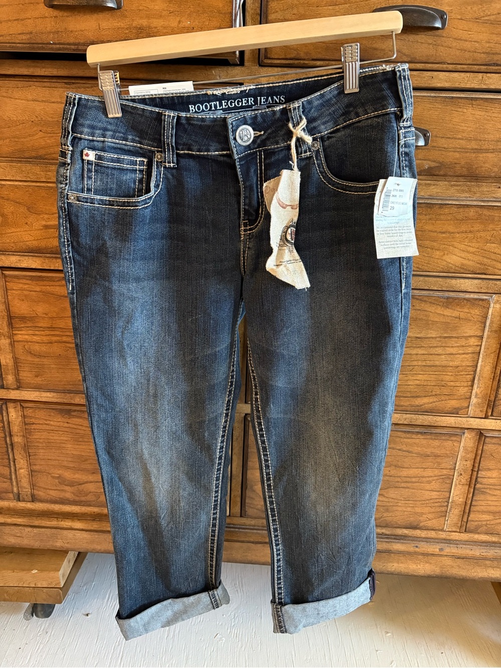 Bootlegger cropped jeans